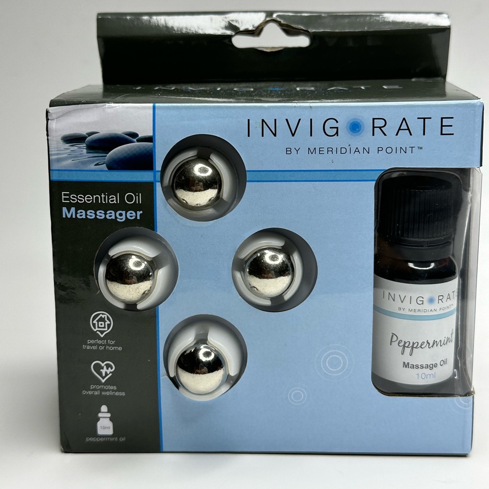 NIB Invigorate Essential Oil Massager